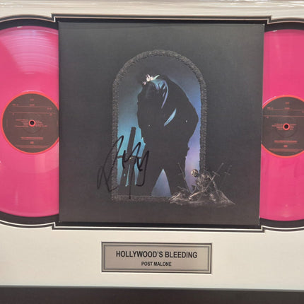 Post Malone Signed Framed Record - Hollywood's Bleeding **JSA AUTHENTICATED** - Premium Record from 1of1 Collectables - Just $1250! Shop now at 1of1 Collectables