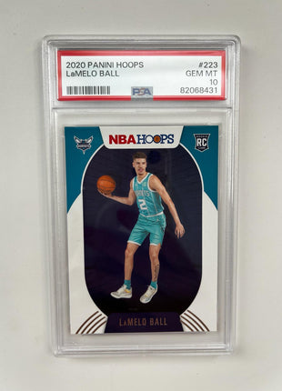 LaMelo Ball 2020/21 Hoops RC #223 **PSA GEM MINT 10** - Premium Graded Cards from 1of1 Collectables - Just $149! Shop now at 1of1 Collectables