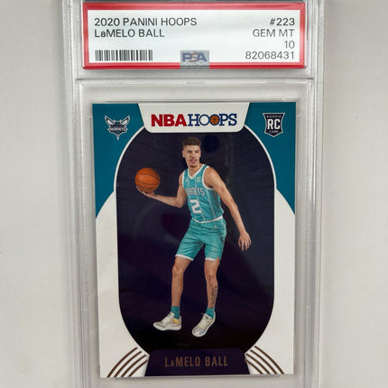 LaMelo Ball 2020/21 Hoops RC #223 **PSA GEM MINT 10** - Premium Graded Cards from 1of1 Collectables - Just $149! Shop now at 1of1 Collectables