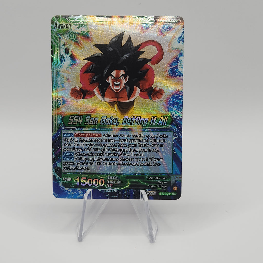 Son Goku // SS4 Son Goku, Betting It All - Power Absorbed (DBS-B20) - Premium Son Goku from 1of1 Collectables - Just $3! Shop now at 1of1 Collectables