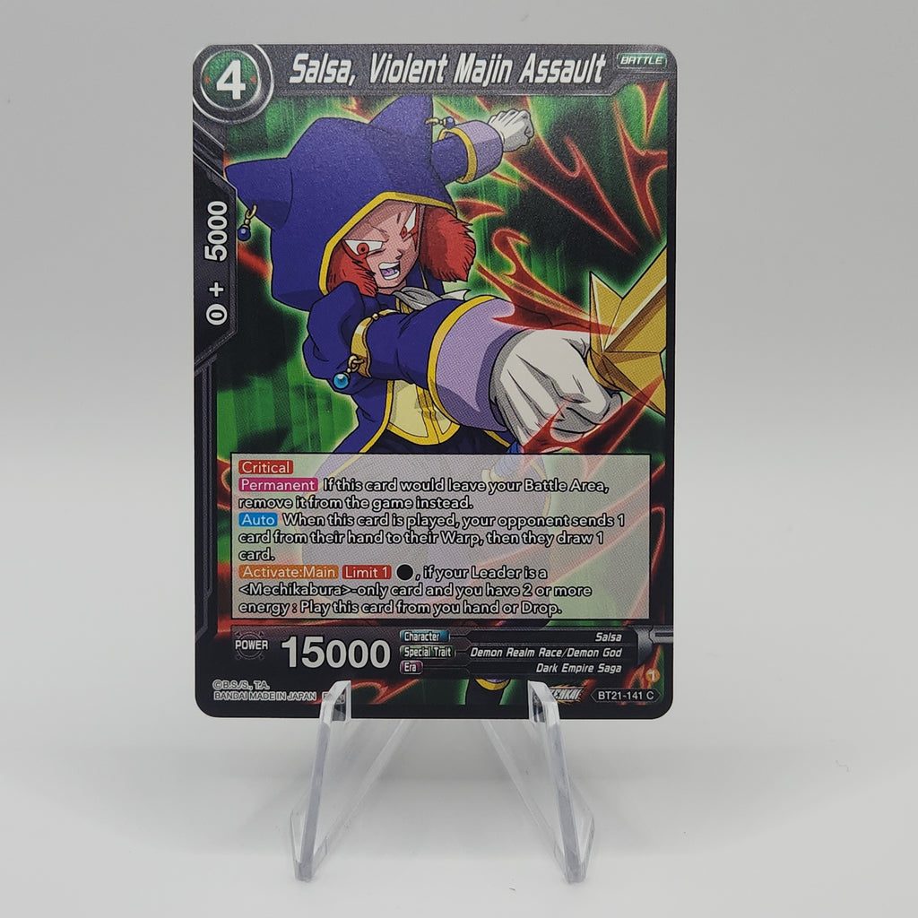 Salsa, Violent Majin Assault - Wild Resurgence (BT21) - Premium Salsa from 1of1 Collectables - Just $2! Shop now at 1of1 Collectables