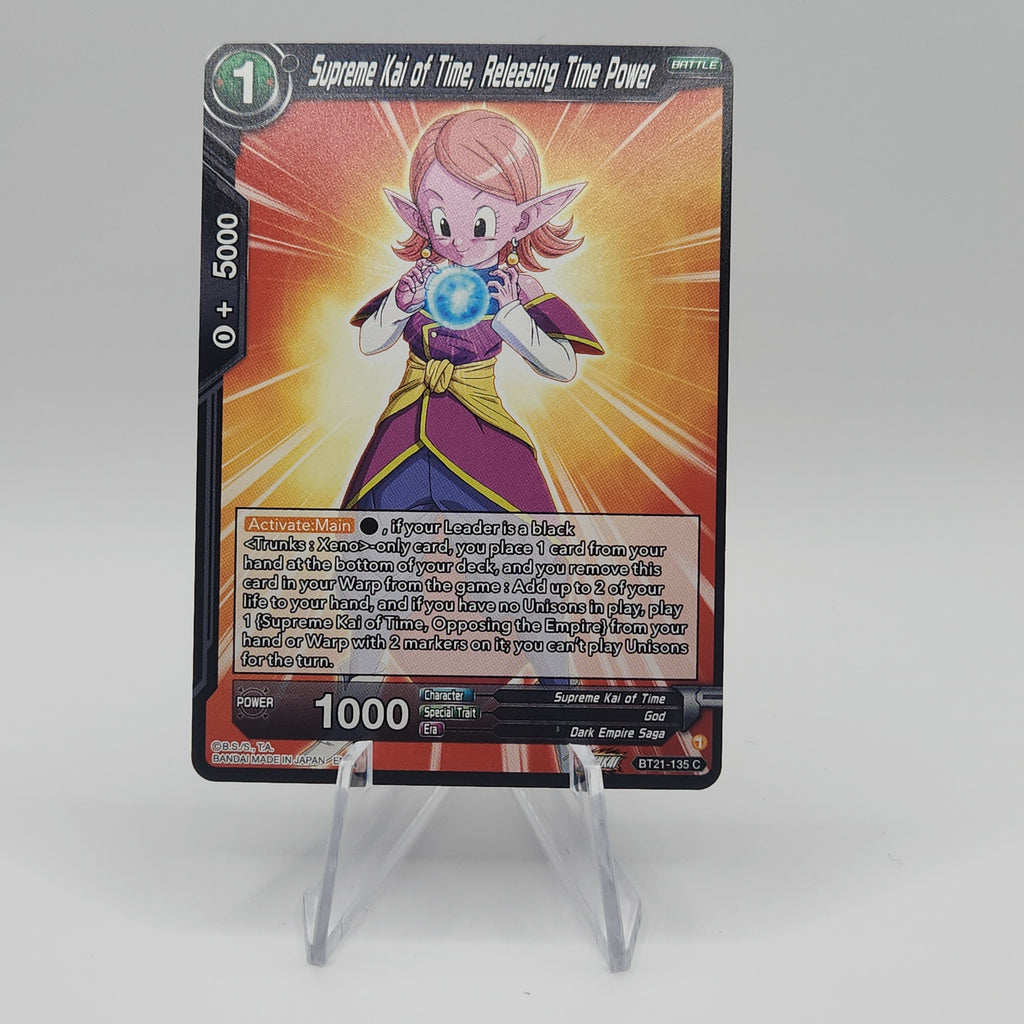 Supreme Kai of Time, Releasing Time Power - Wild Resurgence (BT21) - Premium Supreme Kai from 1of1 Collectables - Just $2! Shop now at 1of1 Collectables
