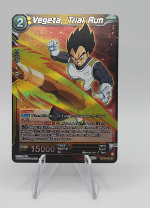 Vegeta, Trial Run - Wild Resurgence (BT21) (FOIL) - Premium Vegeta from 1of1 Collectables - Just $4! Shop now at 1of1 Collectables