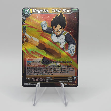 Vegeta, Trial Run - Wild Resurgence (BT21) (FOIL) - Premium Vegeta from 1of1 Collectables - Just $4! Shop now at 1of1 Collectables