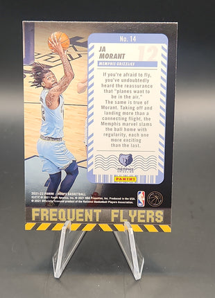 Ja Morant 2021/22 Hoops Basketball Holo Gold Foil Frequent Flyers #14 - Premium  from 1of1 Collectables - Just $25! Shop now at 1of1 Collectables