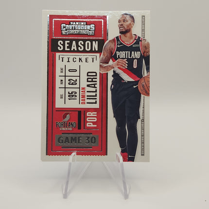 Damian Lillard 2020/21 Contenders Season Ticket #17 - Premium  from 1of1 Collectables - Just $4.50! Shop now at 1of1 Collectables