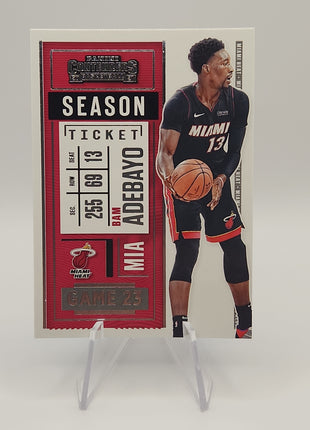 Bam Adebayo 2020/21 Contenders Season Ticket #52 - Premium  from 1of1 Collectables - Just $4.50! Shop now at 1of1 Collectables