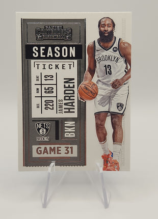 James Harden 2020/21 Contenders Season Ticket #94 - Premium  from 1of1 Collectables - Just $4.50! Shop now at 1of1 Collectables