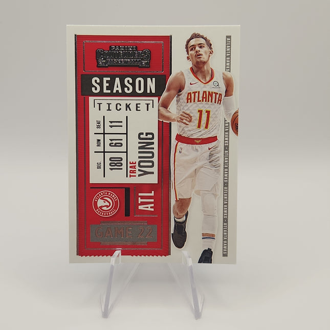 Trae Young 2020/21 Contenders Season Ticket #5 - Premium  from 1of1 Collectables - Just $4.50! Shop now at 1of1 Collectables