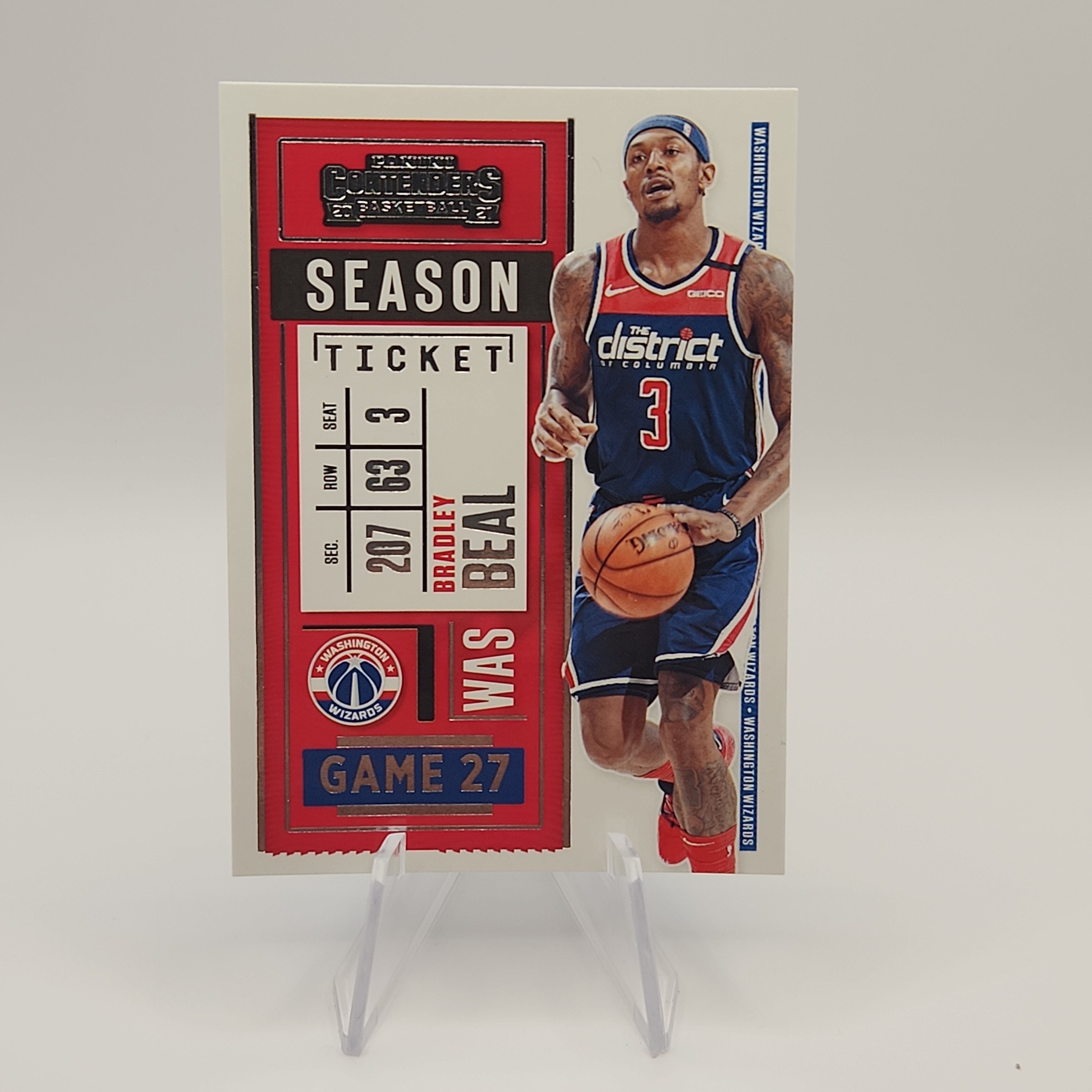 Bradley Beal 2020/21 Contenders Season Ticket #18 - Premium  from 1of1 Collectables - Just $4.50! Shop now at 1of1 Collectables