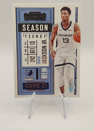 Jaren Jackson Jr 2020/21 Contenders Season Ticket #47 - Premium  from 1of1 Collectables - Just $4.50! Shop now at 1of1 Collectables