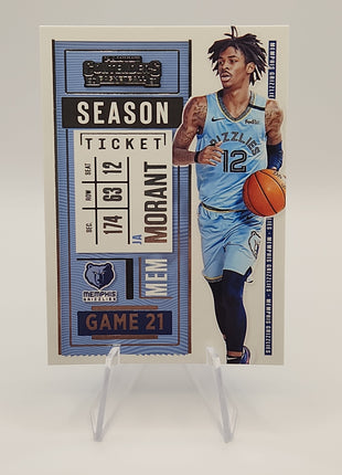 Ja Morant 2020/21 Contenders Season Ticket #75 - Premium  from 1of1 Collectables - Just $8.50! Shop now at 1of1 Collectables