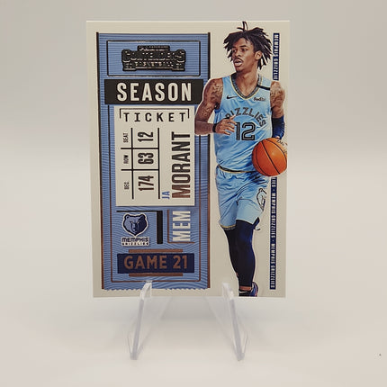 Ja Morant 2020/21 Contenders Season Ticket #75 - Premium  from 1of1 Collectables - Just $8.50! Shop now at 1of1 Collectables