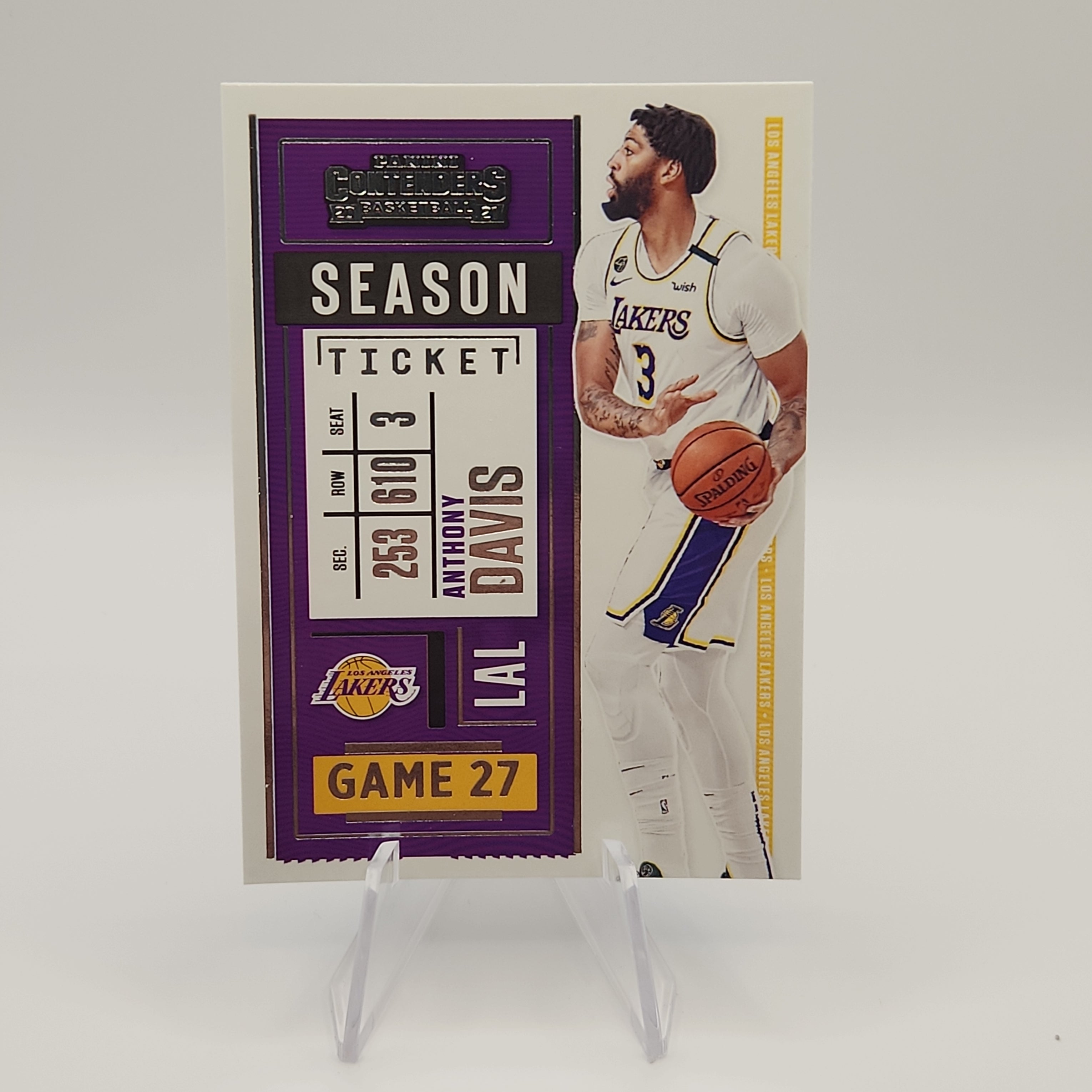 Anthony Davis 2020/21 Contenders Season Ticket #89 - Premium  from 1of1 Collectables - Just $4.50! Shop now at 1of1 Collectables