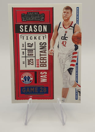 Davis Bertans 2020/21 Contenders Season Ticket #62 - Premium  from 1of1 Collectables - Just $4.50! Shop now at 1of1 Collectables