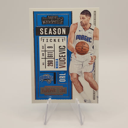 Nikola Vucevic 2020/21 Contenders Season Ticket #31 - Premium  from 1of1 Collectables - Just $4.50! Shop now at 1of1 Collectables