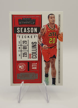 John Collins 2020/21 Contenders Season Ticket #63 - Premium  from 1of1 Collectables - Just $4.50! Shop now at 1of1 Collectables