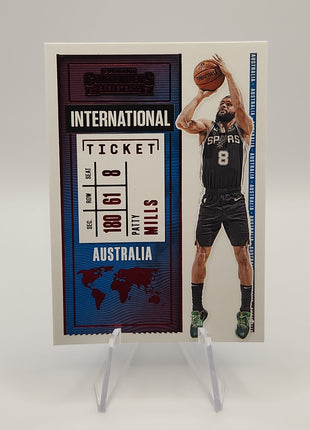 Patty Mills 2020/21 Contenders International Australia Red Parallel #4 - Premium  from 1of1 Collectables - Just $4.50! Shop now at 1of1 Collectables