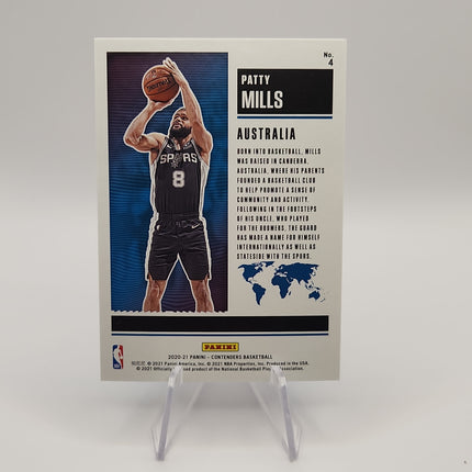 Patty Mills 2020/21 Contenders International Australia Red Parallel #4 - Premium  from 1of1 Collectables - Just $4.50! Shop now at 1of1 Collectables