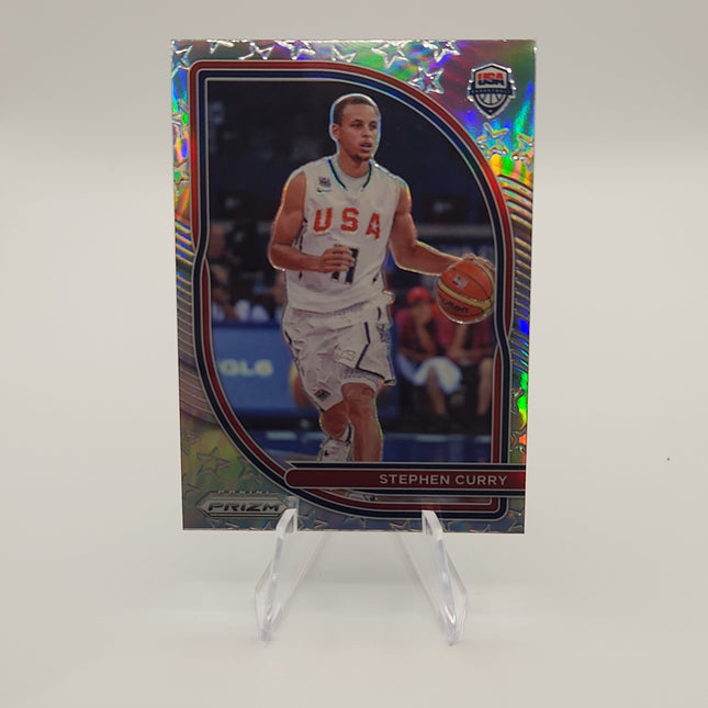 Stephen Curry 2020/21 Prizm Silver Holo USA Team #10 - Premium  from 1of1 Collectables - Just $20! Shop now at 1of1 Collectables