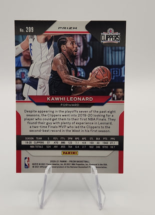 Kawhi Leonard 2020/21 Prizm Silver Holo Refractor #209 - Premium  from 1of1 Collectables - Just $8.50! Shop now at 1of1 Collectables