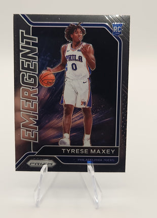 Tyrese Maxey 2020/21 Prizm Emergent RC #24 - Premium  from 1of1 Collectables - Just $5! Shop now at 1of1 Collectables