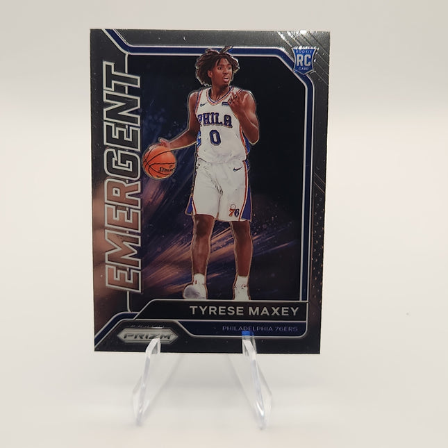 Tyrese Maxey 2020/21 Prizm Emergent RC #24 - Premium  from 1of1 Collectables - Just $5! Shop now at 1of1 Collectables