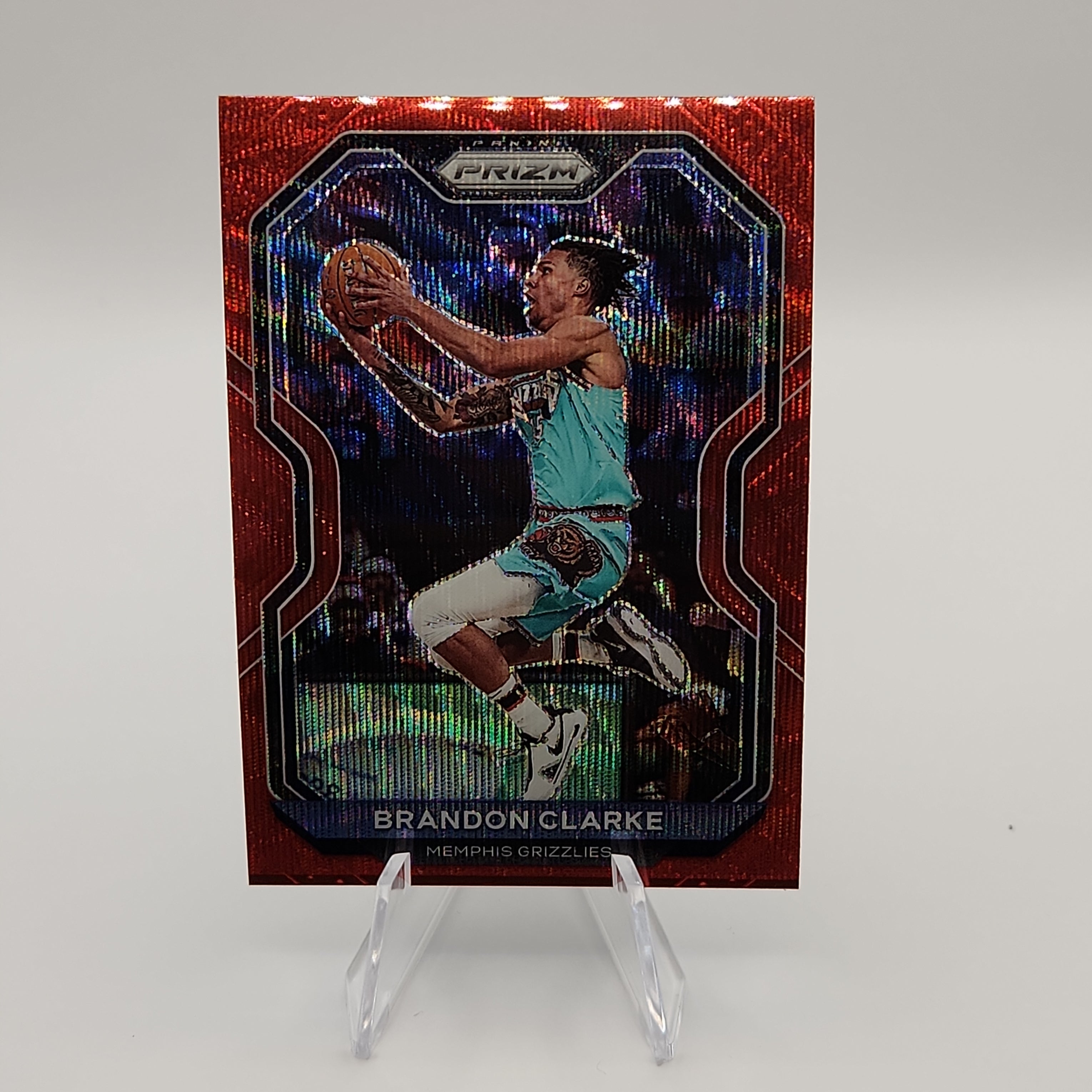 Brandon Clarke 2020/21 Prizm Red Wave Prizm #228 - Premium  from 1of1 Collectables - Just $5! Shop now at 1of1 Collectables
