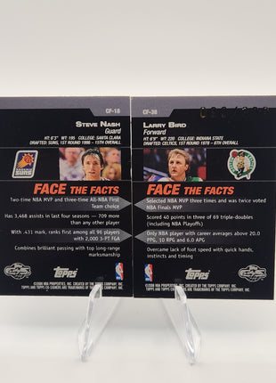 Larry Bird / Steve Nash 2008 Topps Changing Faces Bronze 090/399 - Premium  from 1of1 Collectables - Just $88! Shop now at 1of1 Collectables