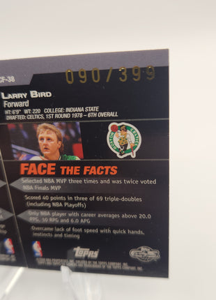 Larry Bird / Steve Nash 2008 Topps Changing Faces Bronze 090/399 - Premium  from 1of1 Collectables - Just $88! Shop now at 1of1 Collectables