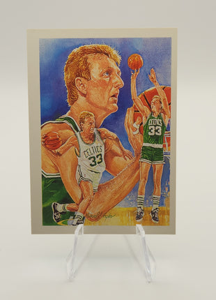 Larry Bird 1990 Hoops Michael Taylor Art Checklist #356 - Premium  from 1of1 Collectables - Just $22! Shop now at 1of1 Collectables