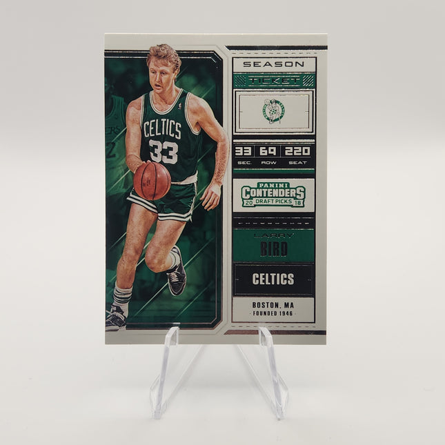 Larry Bird 2018/19 Contenders Draft Picks Season Ticket #39 - Premium  from 1of1 Collectables - Just $3.50! Shop now at 1of1 Collectables