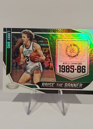 Larry Bird 2019/20 Certified Basketball Raise the Banner Refractor #30 - Premium  from 1of1 Collectables - Just $22.50! Shop now at 1of1 Collectables