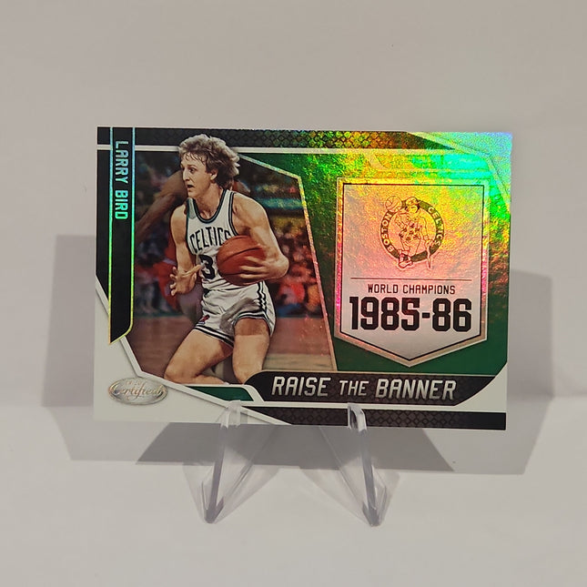 Larry Bird 2019/20 Certified Basketball Raise the Banner Refractor #30 - Premium  from 1of1 Collectables - Just $22.50! Shop now at 1of1 Collectables