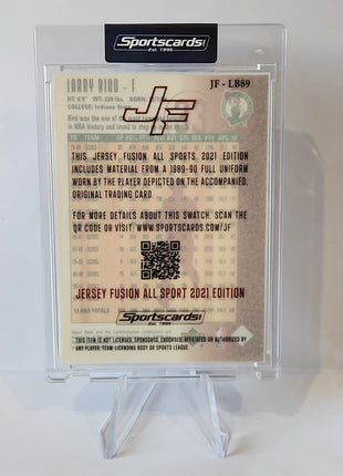 Larry Bird Upper 1989/90 Upper Deck Jersey Fusion **GAME USED** Swatch - Premium  from 1of1 Collectables - Just $149! Shop now at 1of1 Collectables