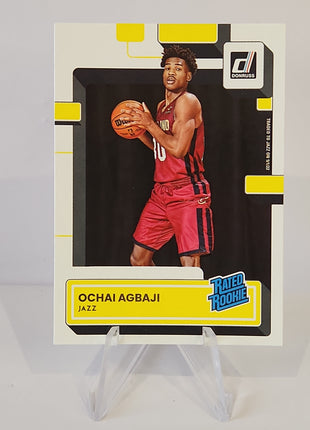 Ochai Agbaji 2022/23 Donruss Rated Rookie #214 - Premium  from 1of1 Collectables - Just $2.50! Shop now at 1of1 Collectables