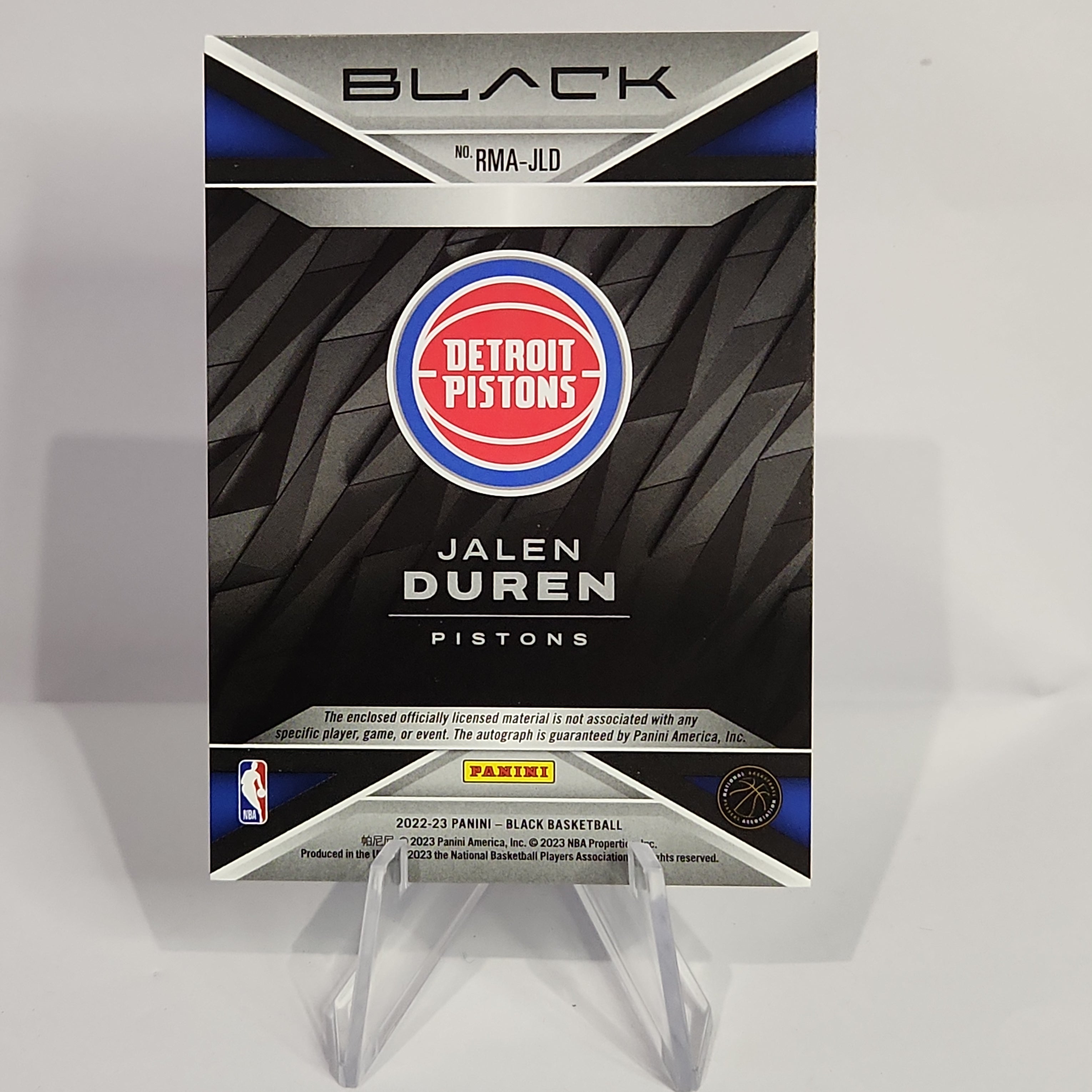 Jalen Duren 2022/23 Black Auto RC / RPA **10/35** - Premium  from 1of1 Collectables - Just $195! Shop now at 1of1 Collectables