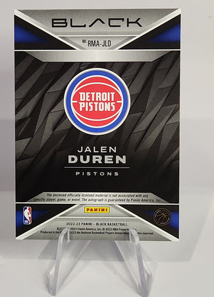 Jalen Duren 2022/23 Black Auto RC / RPA **10/35** - Premium  from 1of1 Collectables - Just $195! Shop now at 1of1 Collectables