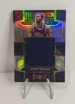 Andrew Wiggins 2022/23 Select Throwback Memorabilia Patch Silver Prizm #TM-AW - Premium  from 1of1 Collectables - Just $14.50! Shop now at 1of1 Collectables