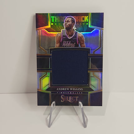 Andrew Wiggins 2022/23 Select Throwback Memorabilia Patch Silver Prizm #TM-AW - Premium  from 1of1 Collectables - Just $14.50! Shop now at 1of1 Collectables