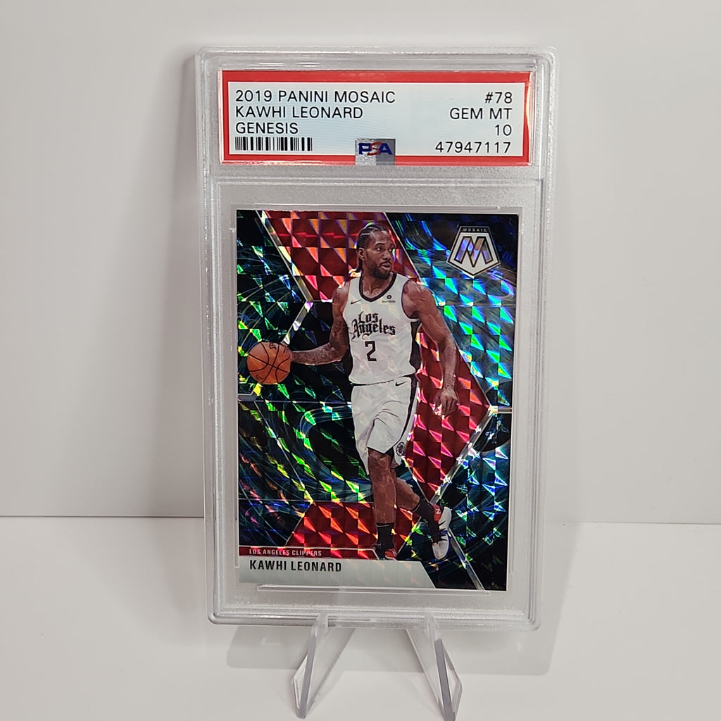 Kawhi Leonard 2019/20 Mosaic Genesis #78 **PSA GEM MT 10** - Premium  from 1of1 Collectables - Just $385! Shop now at 1of1 Collectables