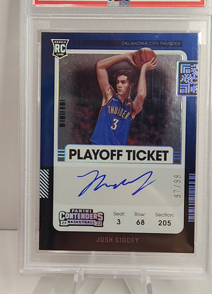 Josh Giddey 2021/22 Contenders Playoff Ticket Variation Auto #106 **PSA NM 7** - Premium  from 1of1 Collectables - Just $495! Shop now at 1of1 Collectables