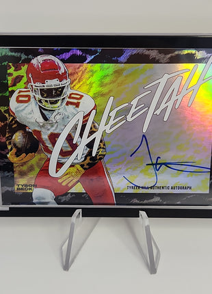 Tyreek Hill 2023/24 Tyson Beck "Cheetah"  Rainbow Foil Autograph **Limited to 20 - 14/20** - Premium  from 1of1 Collectables - Just $650! Shop now at 1of1 Collectables