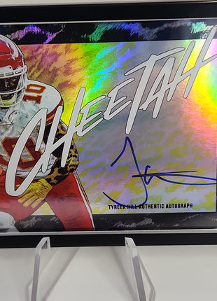 Tyreek Hill 2023/24 Tyson Beck "Cheetah"  Rainbow Foil Autograph **Limited to 20 - 14/20** - Premium  from 1of1 Collectables - Just $650! Shop now at 1of1 Collectables