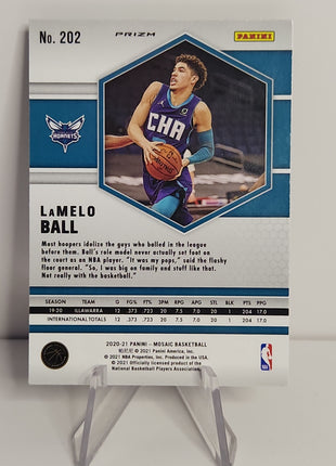 LaMelo Ball 2020/21 Mosaic Red/Green Choice Prizm RC #202 - Premium  from 1of1 Collectables - Just $99! Shop now at 1of1 Collectables