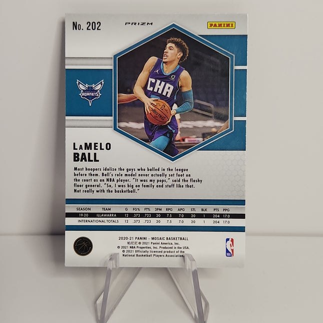 LaMelo Ball 2020/21 Mosaic Red/Green Choice Prizm RC #202 - Premium  from 1of1 Collectables - Just $99! Shop now at 1of1 Collectables