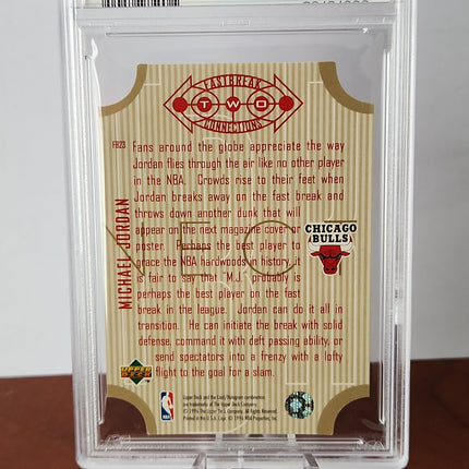 Michael Jordan 1996/97 Upper Deck Fast Break Connection -#FB23 **PSA NM-MT 8** - Premium  from 1of1 Collectables - Just $149! Shop now at 1of1 Collectables