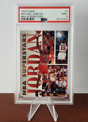 Michael Jordan 1993/94 Fleer NBA Superstars - #7 **PSA MINT 9** - Premium  from 1of1 Collectables - Just $149! Shop now at 1of1 Collectables