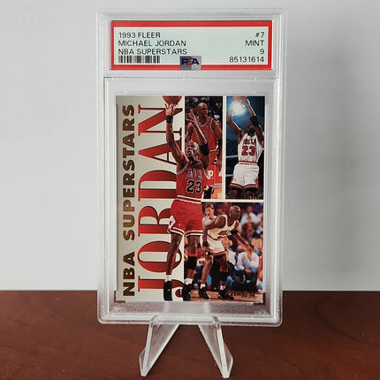 Michael Jordan 1993/94 Fleer NBA Superstars - #7 **PSA MINT 9** - Premium  from 1of1 Collectables - Just $149! Shop now at 1of1 Collectables