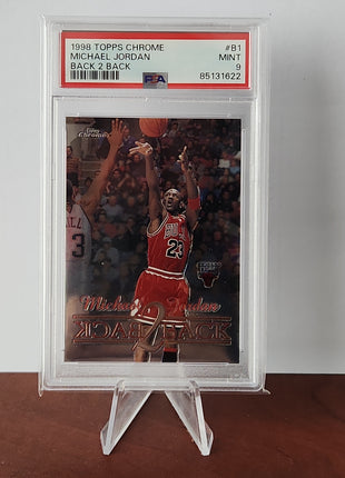 Michael Jordan 1998/99 Topps Chrome Back 2 Back - #B1 **PSA MINT 9** - Premium  from 1of1 Collectables - Just $139! Shop now at 1of1 Collectables